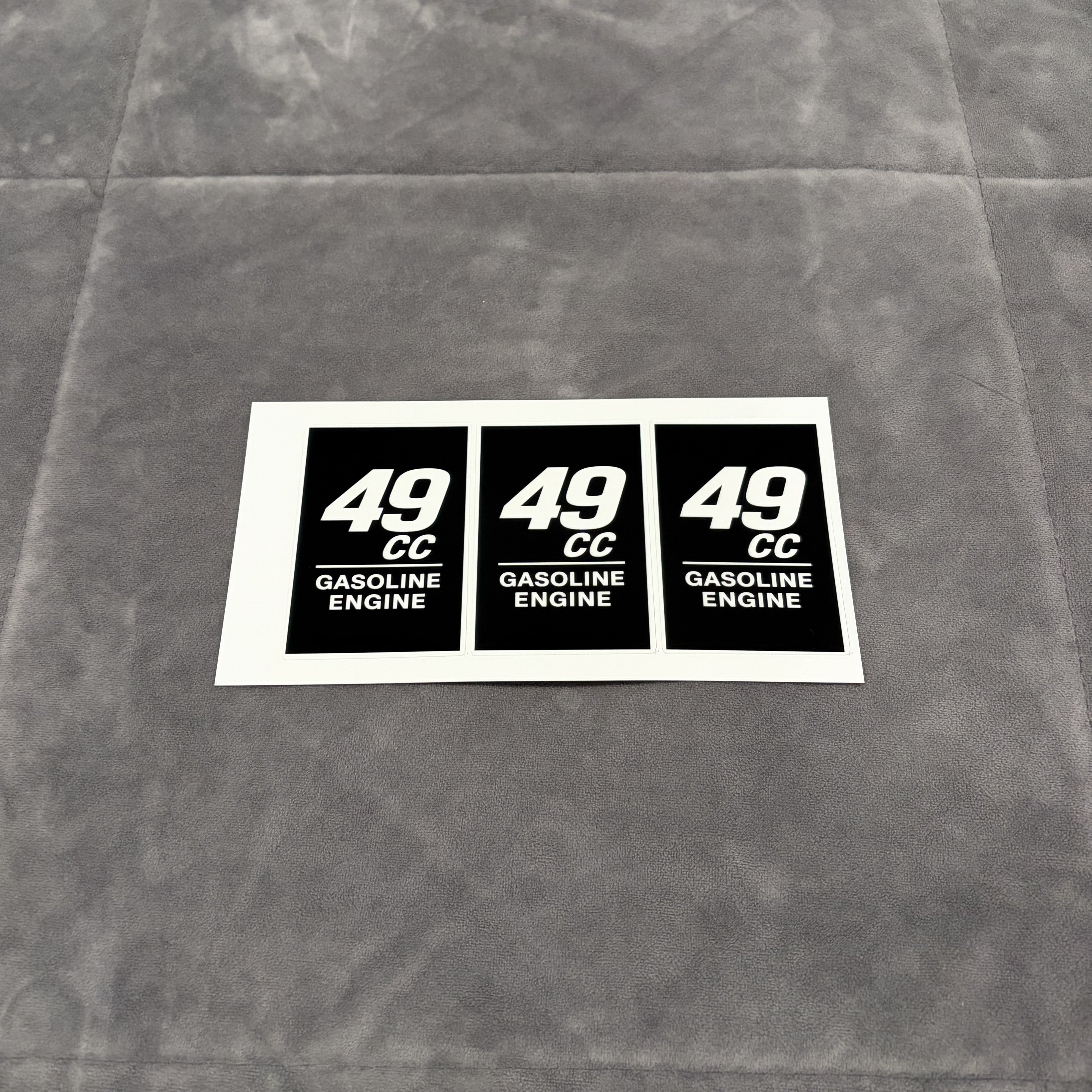49cc Gasoline Engine Stickers - Electro Moto Designs