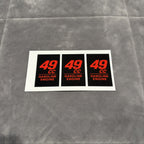 49cc Gasoline Engine Stickers - Electro Moto Designs