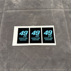 49cc Gasoline Engine Stickers - Electro Moto Designs