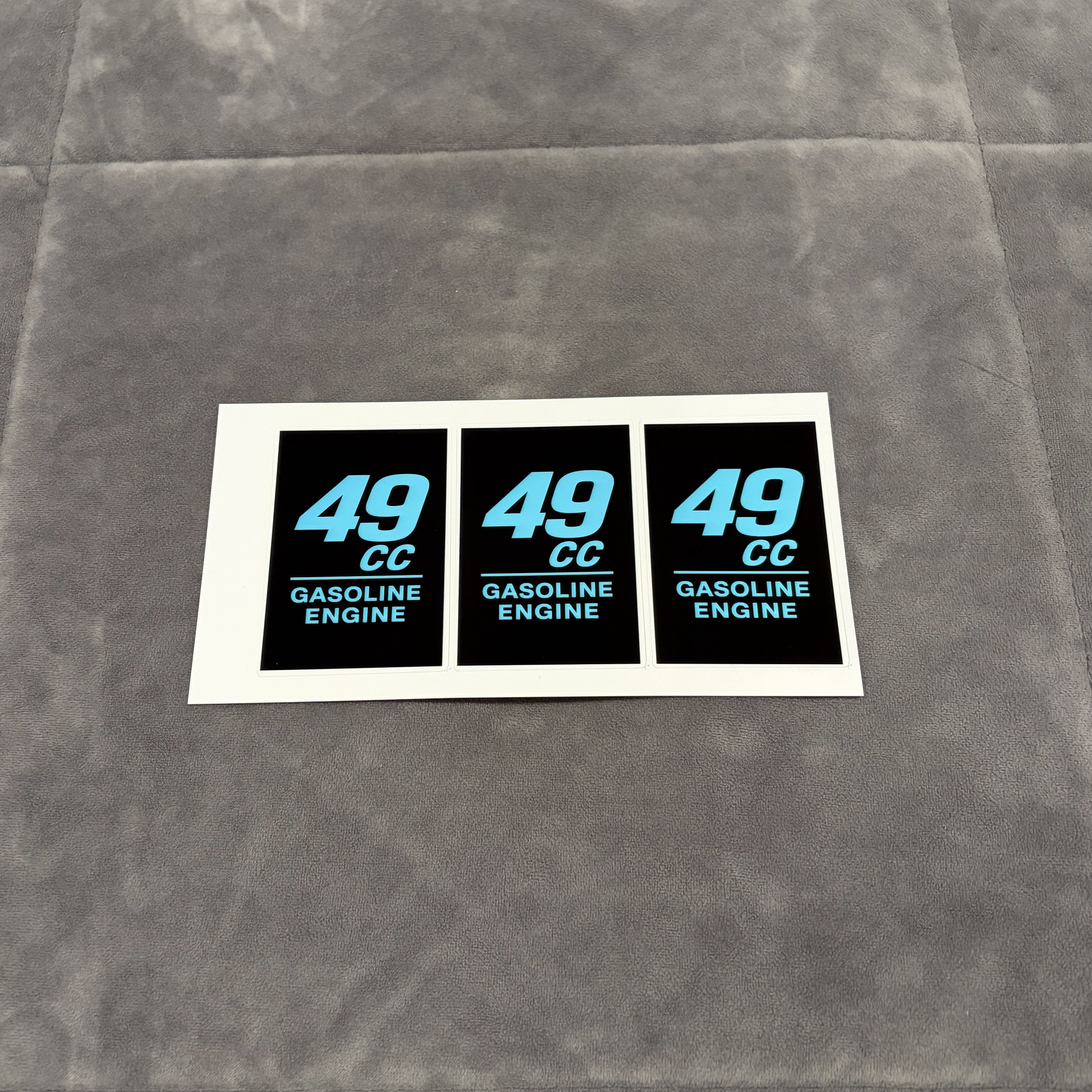 49cc Gasoline Engine Stickers - Electro Moto Designs