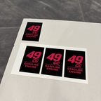 49cc Gasoline Engine Stickers - Electro Moto Designs