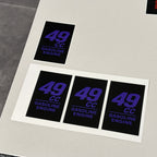 49cc Gasoline Engine Stickers - Electro Moto Designs