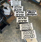 Mini Moto KYB Fork Stickers - Electro Moto Designs