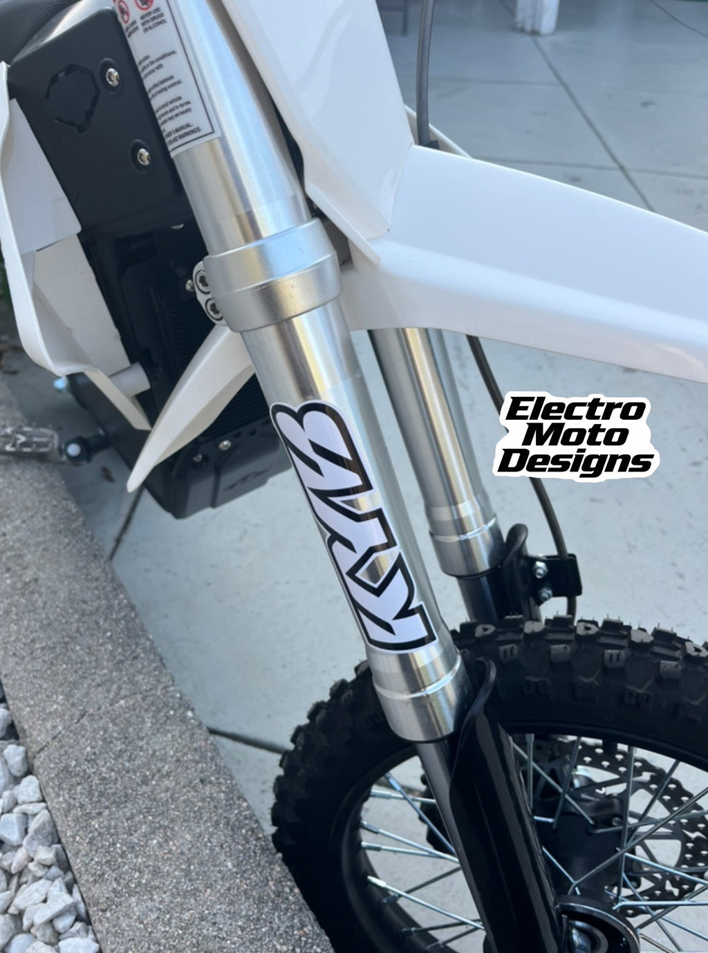 Mini Moto KYB Fork Stickers - Electro Moto Designs