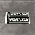Street Legal Stickers - Electro Moto Designs
