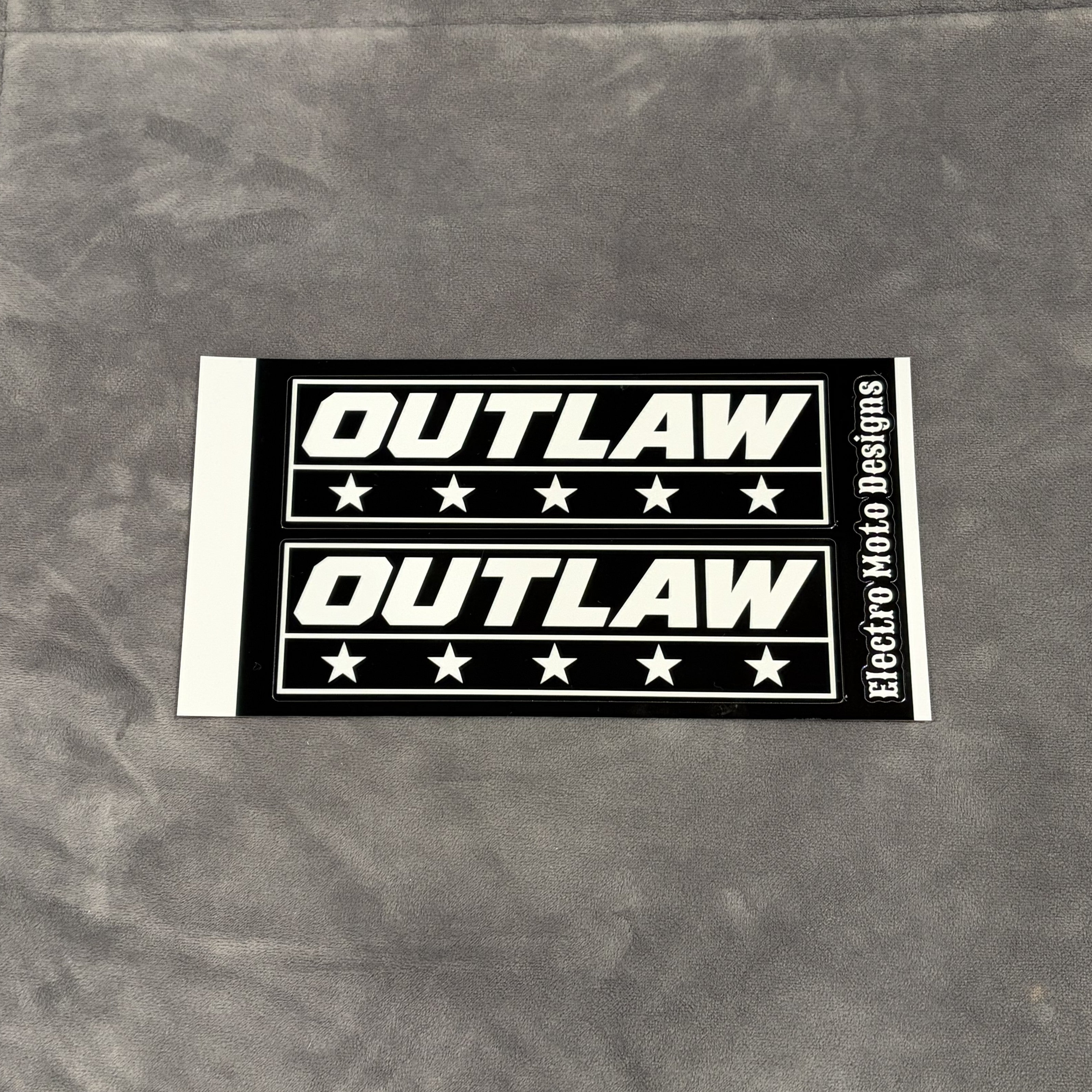 OUTLAW Stickers - Electro Moto Designs