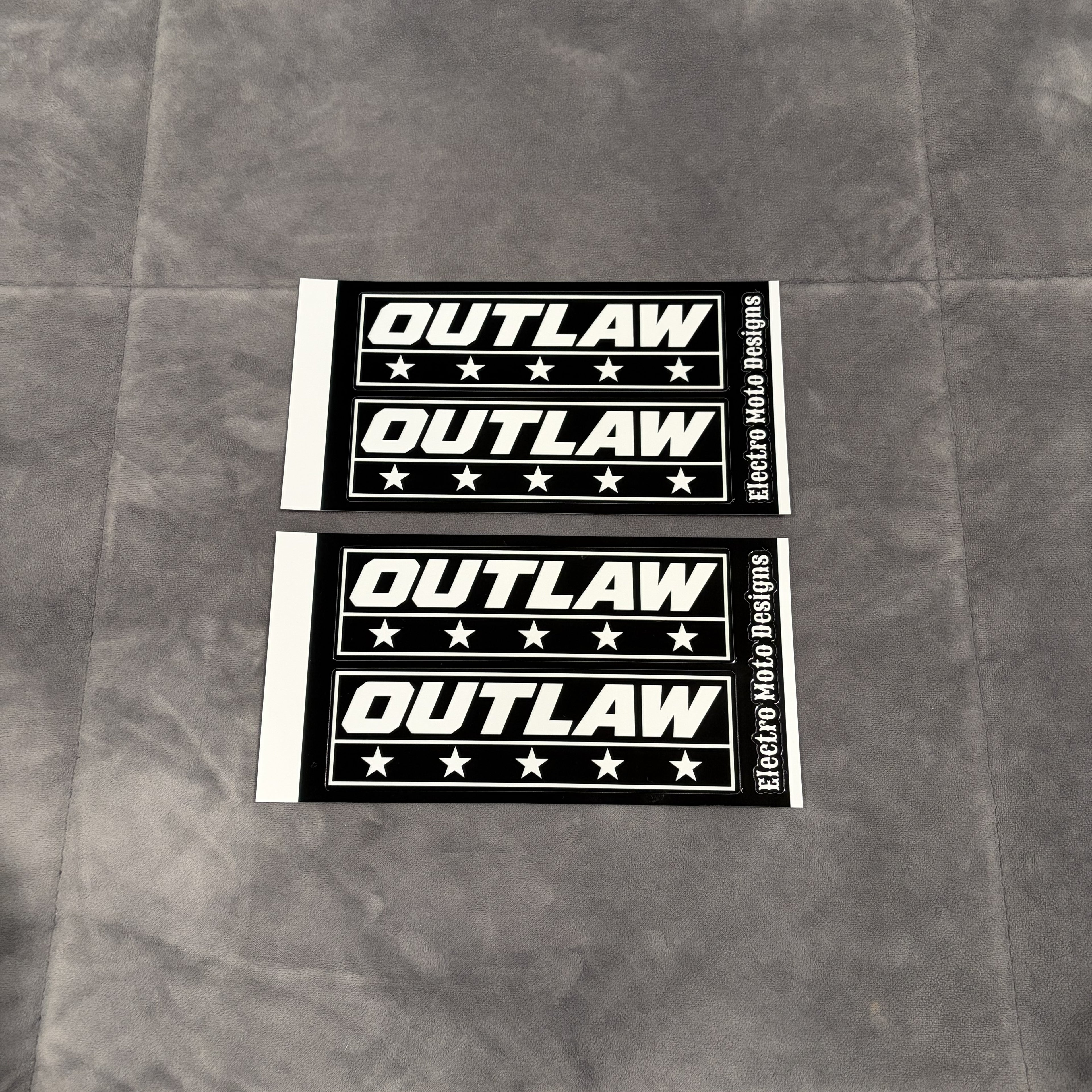 OUTLAW Stickers - Electro Moto Designs