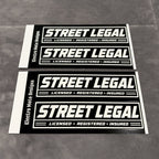 Street Legal Stickers - Electro Moto Designs