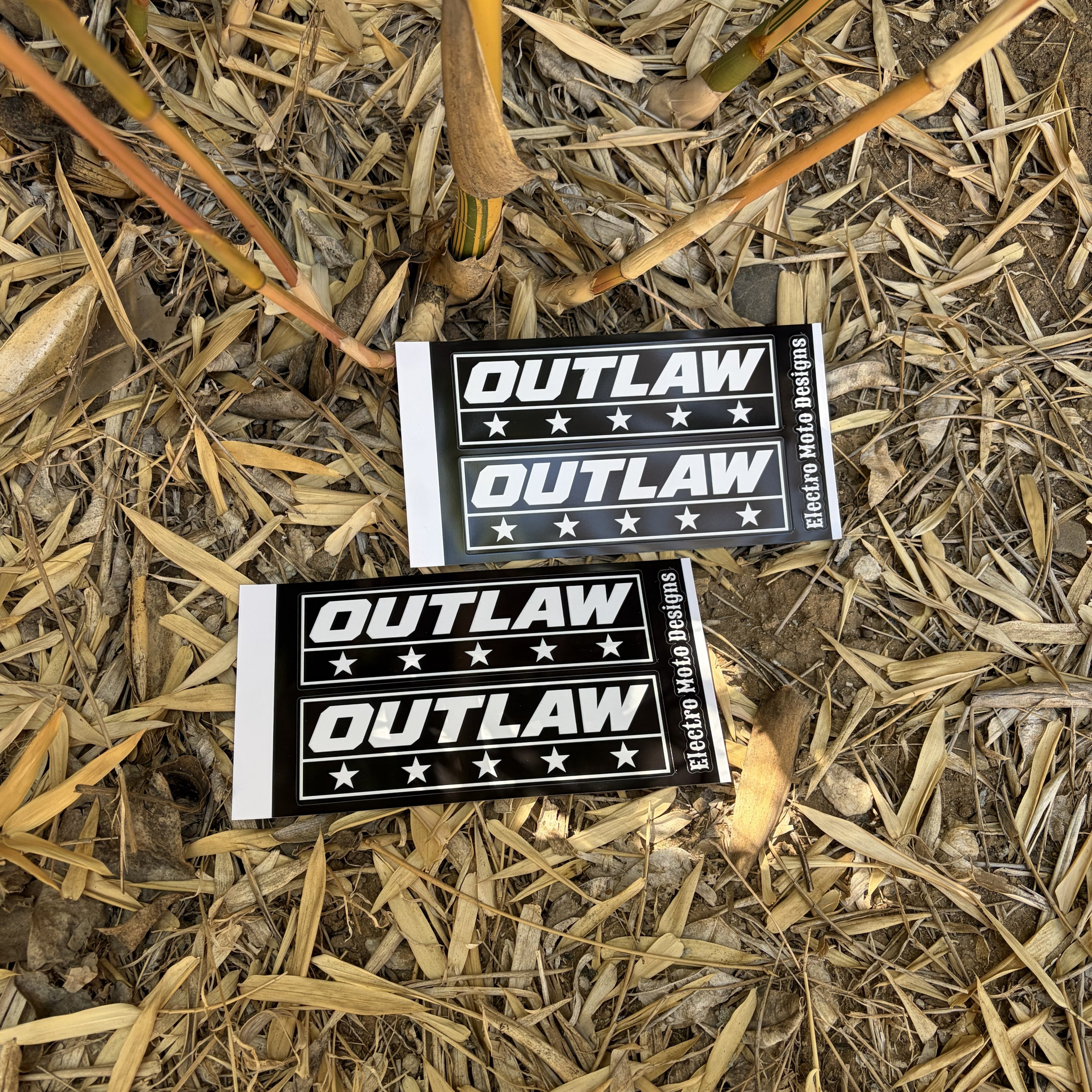 OUTLAW Stickers - Electro Moto Designs