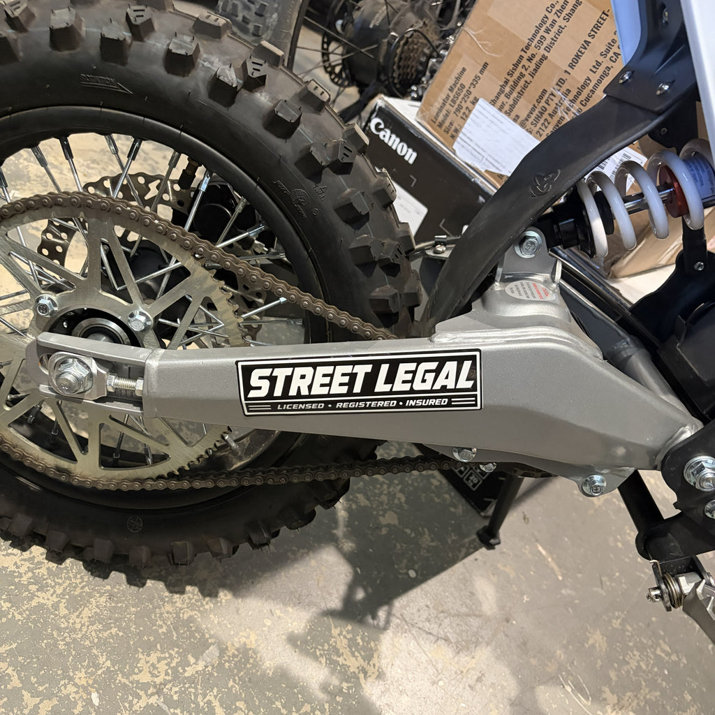 Street Legal Stickers - Electro Moto Designs