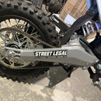 Street Legal Stickers - Electro Moto Designs