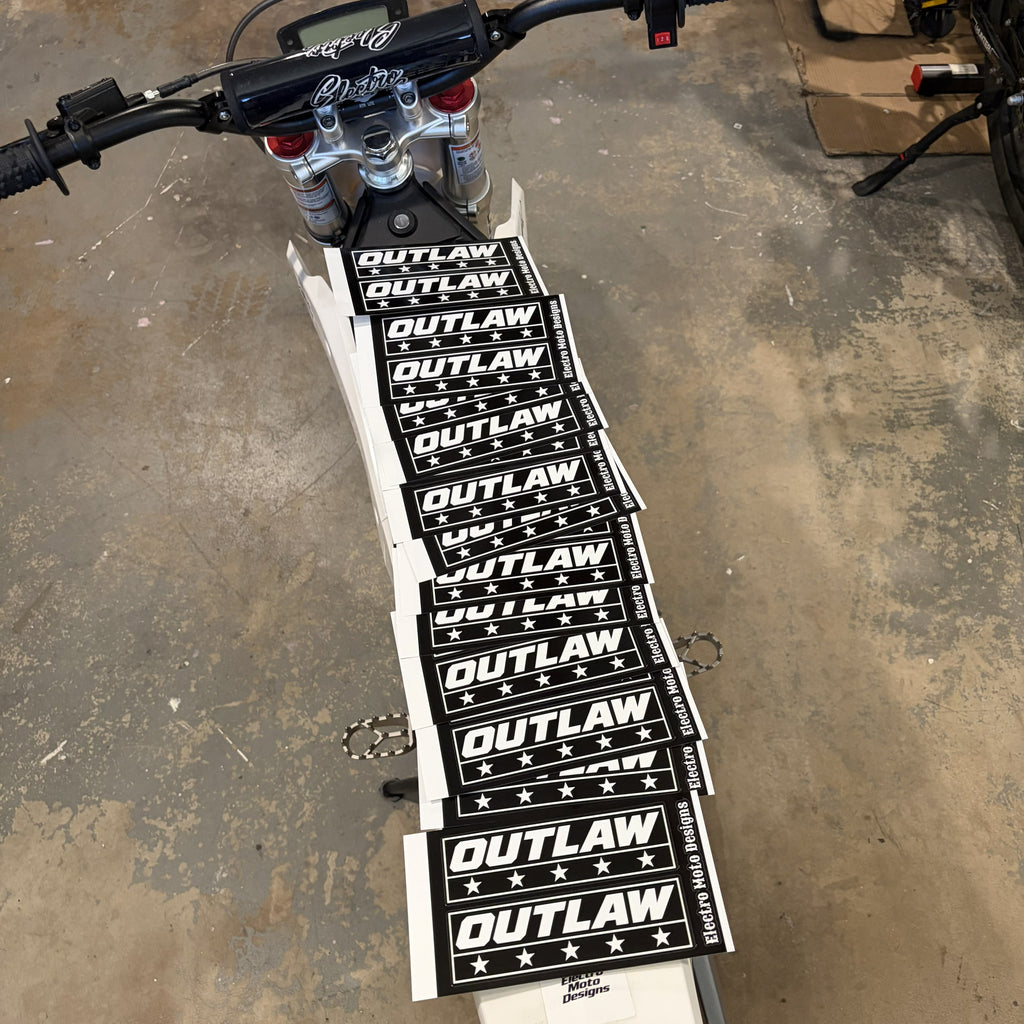 OUTLAW Stickers - Electro Moto Designs