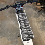 Street Legal Stickers - Electro Moto Designs