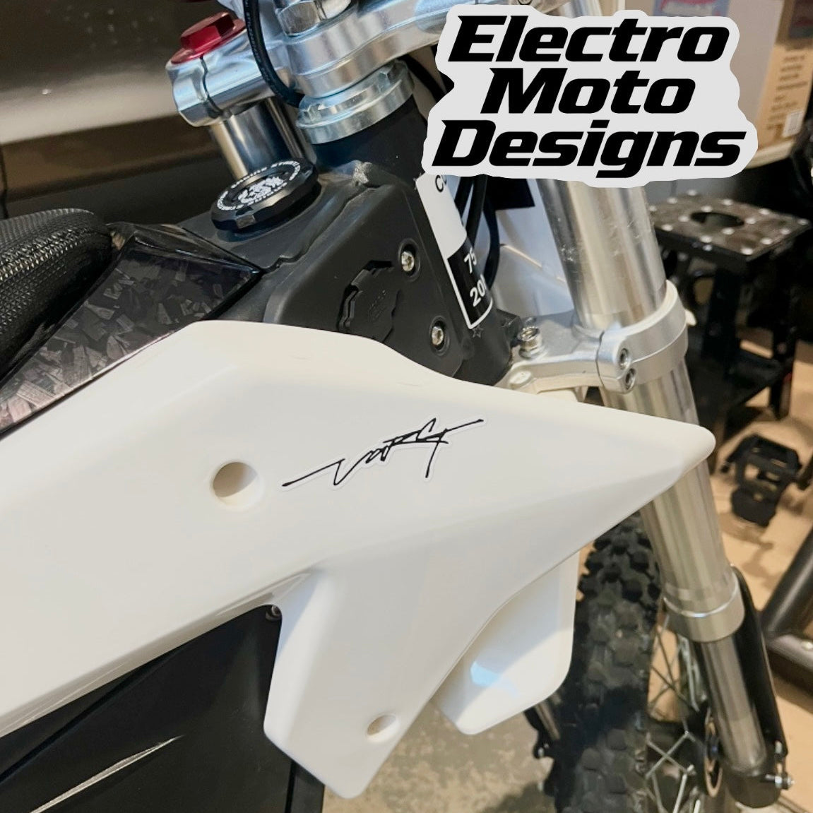 Mini Stark Signature Stickers - Electro Moto Designs