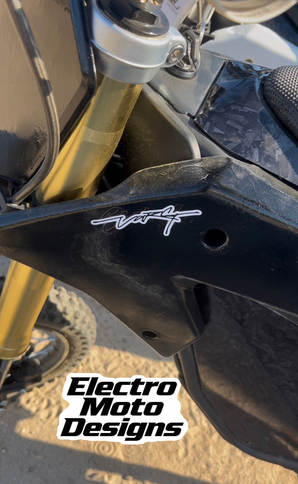 Mini Stark Signature Stickers - Electro Moto Designs