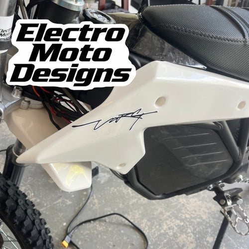 Large Stark Signature Stickers - Electro Moto Designs