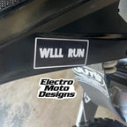 WLLL RUN Stickers - Electro Moto Designs