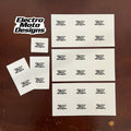 Original Electro Moto Designs Stickers