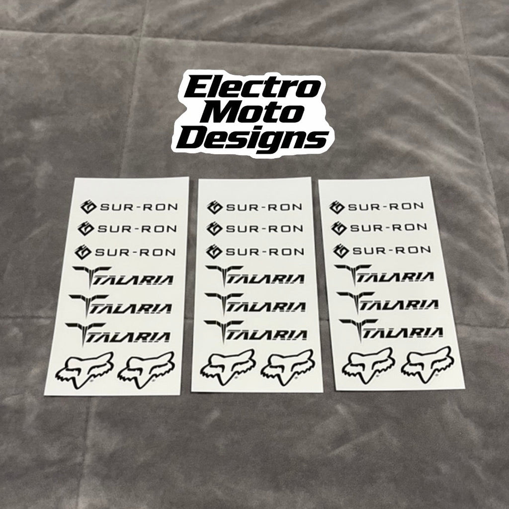 Original E-Moto Sticker Pack