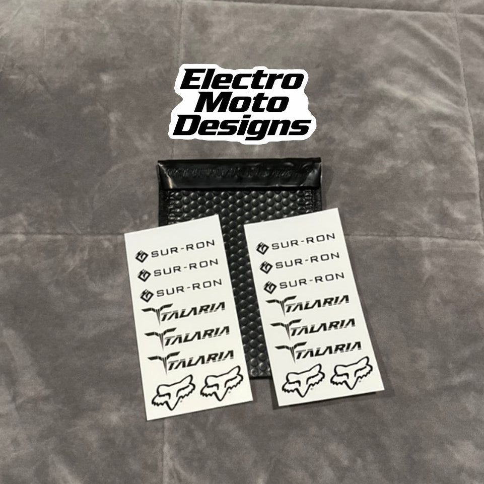 Original E-Moto Sticker Pack