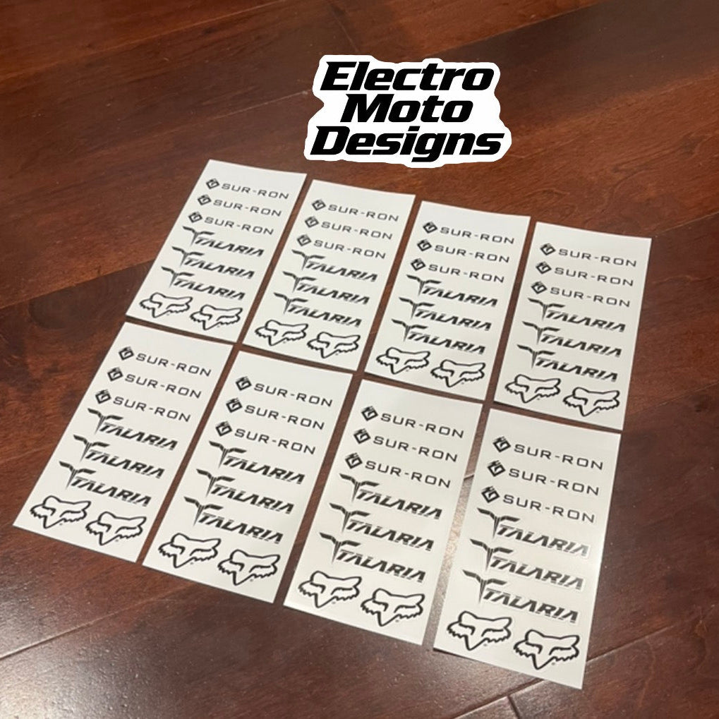 Original E-Moto Sticker Pack