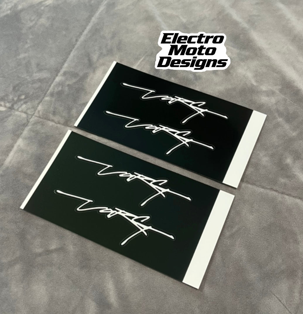 Large Stark Signature Stickers - Electro Moto Designs