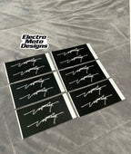 Large Stark Signature Stickers - Electro Moto Designs