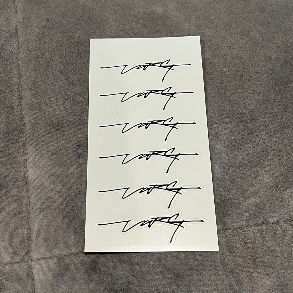 Mini Stark Signature Stickers - Electro Moto Designs