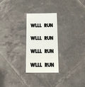 WLLL RUN Stickers - Electro Moto Designs