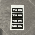WLLL RUN Stickers - Electro Moto Designs
