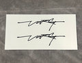 Large Stark Signature Stickers - Electro Moto Designs
