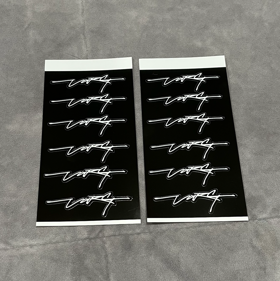 Mini Stark Signature Stickers - Electro Moto Designs