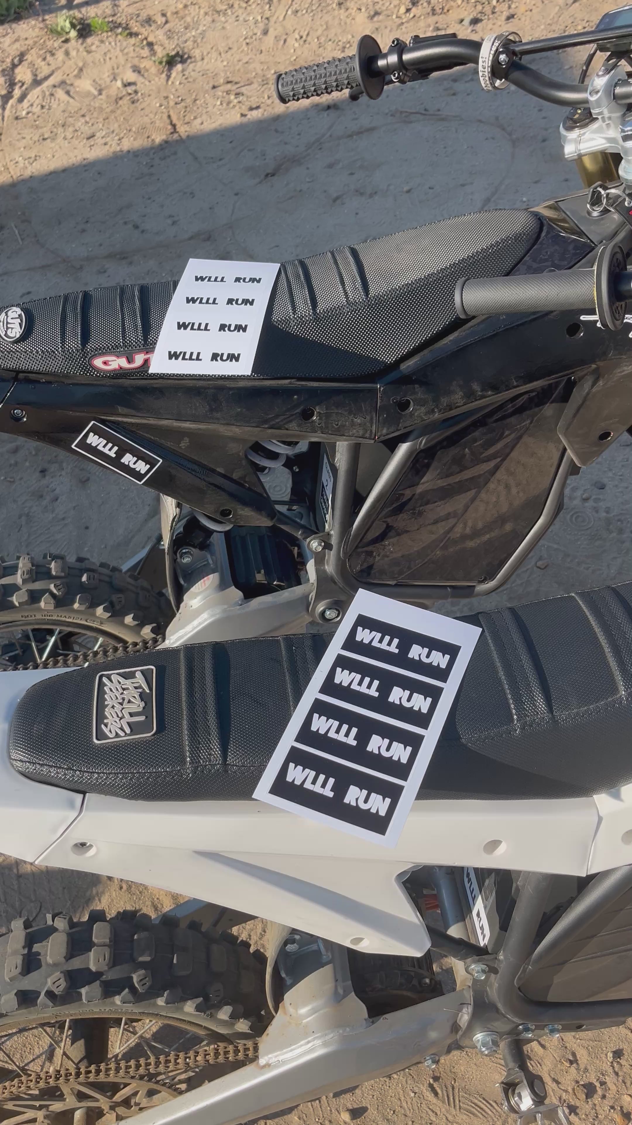 WLLL RUN Stickers - Electro Moto Designs